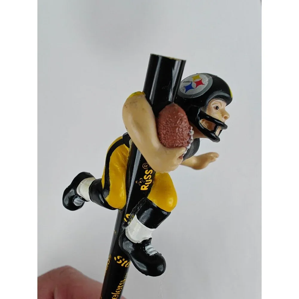 Vintage Pittsburgh Steelers 1996 NFLP Player Figurine Pencil Russ Berrie